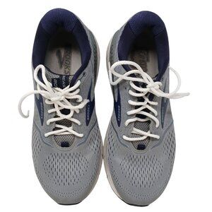 Brooks Beast 20 Running Shoes Mens Size 9.5 D Cushion Support Gray/Navy #9-5